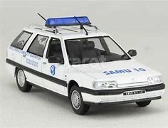 Renault 21 Nevada SAMU miniature 1/43e